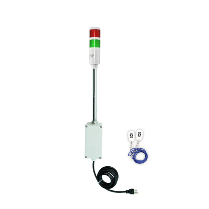 LED Andon Tower Light 2 Stack Light Red Green  110V AC Wireless Control