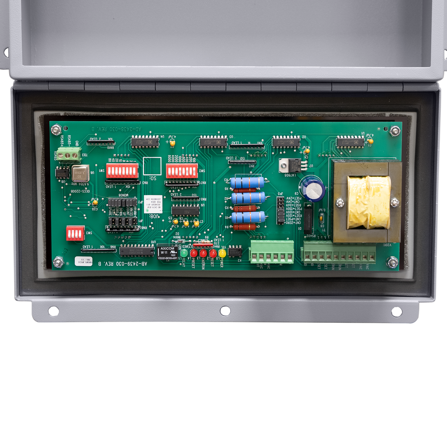 LED Industrial Timer with Control Switches