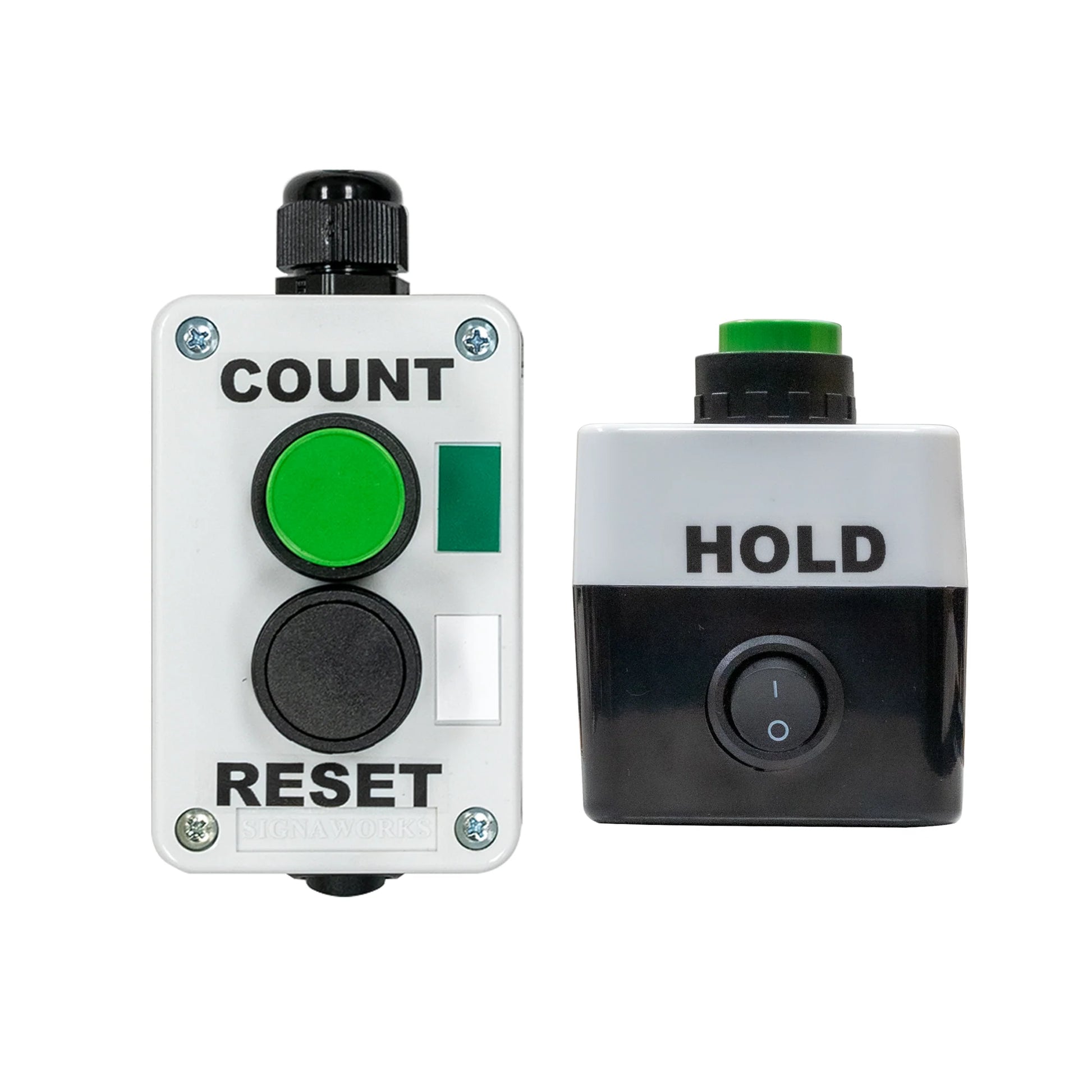 Production Pace Timer/Counter Display with Reset Box and Red Green Tow ...