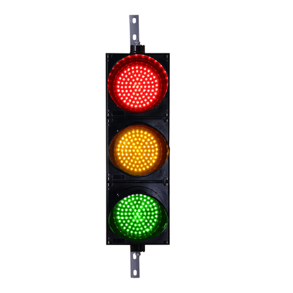 8 Inch Diameter Lens LED Traffic Light Signal - 3 Color, 3 Lights, Wireless Key Fob, Power Cord (Plug And Play)