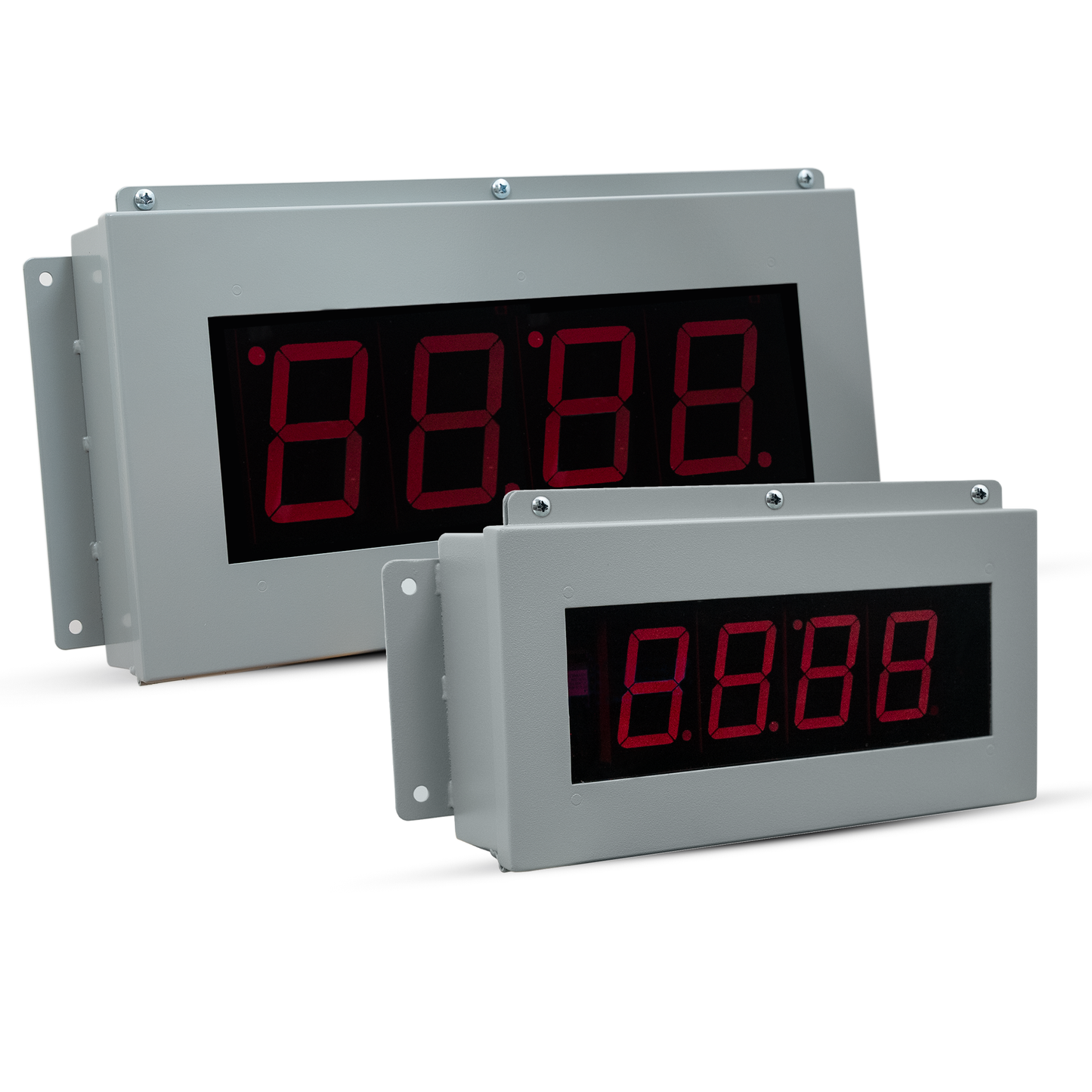 LED Industrial Counter with Control Switches