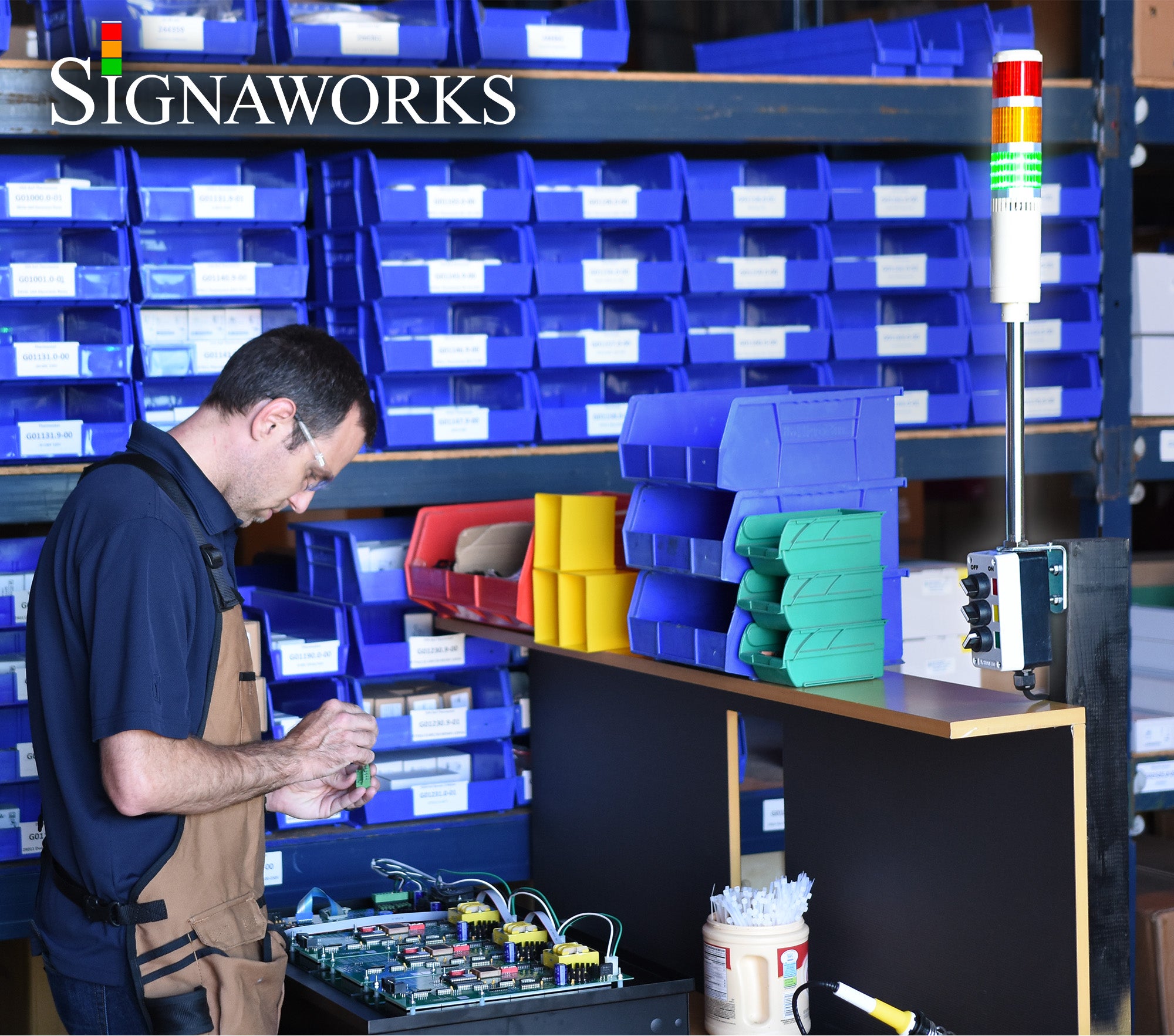 Signaworks branded image featuring manufacturer and ASTL-110-3 light.